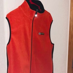 Nautica Fleece Vest - Orange
